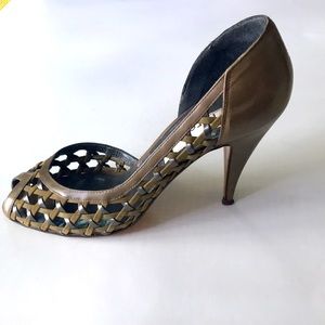 Vintage open toe shoes